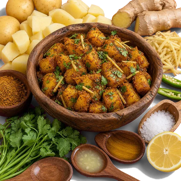 Achari Aloo Fry