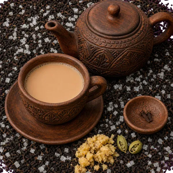 Laung Masala Chai served and ready to eat