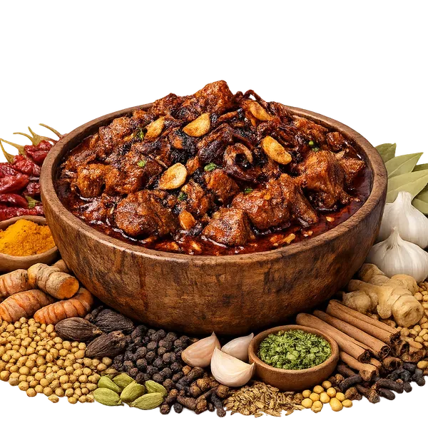 Dum-Chatpata Bhuna Mutton