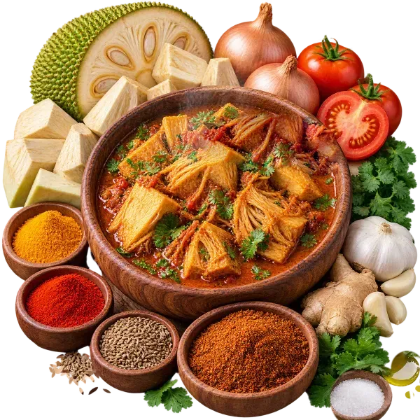 Watery Dum Chatpata Kathal Curry