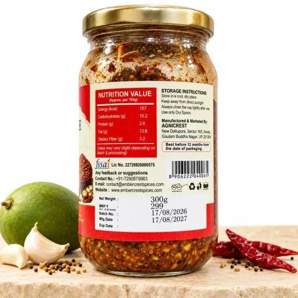 Mango Garlic Chilli Mix Pickle 3