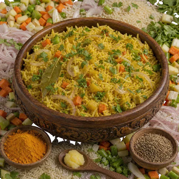 Turmeric Vegetable Rice