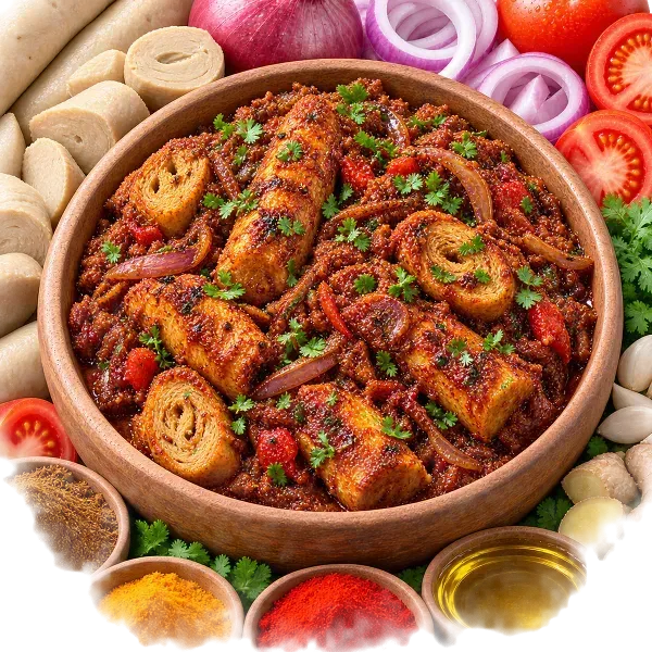 Dum Chatpata Soya Chaap Masala